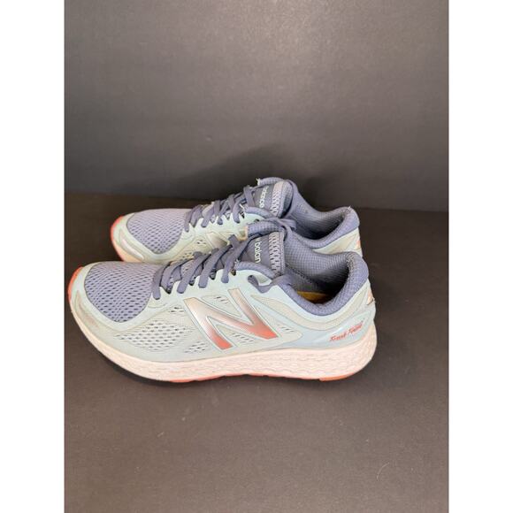 New Balance Fresh Foam Zante v2 running shoes Women’s 7.5 Blue Gray Coral - Picture 4 of 6